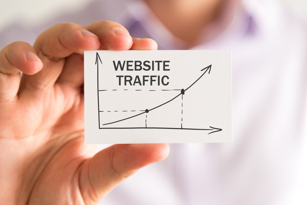 increase in website traffic