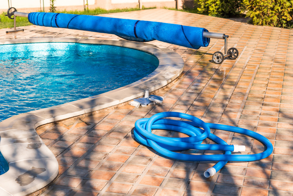 a swimming pool