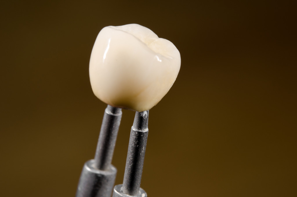 A newly produced dental implant