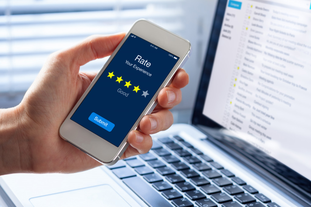 customer rating 4 stars in customer experience